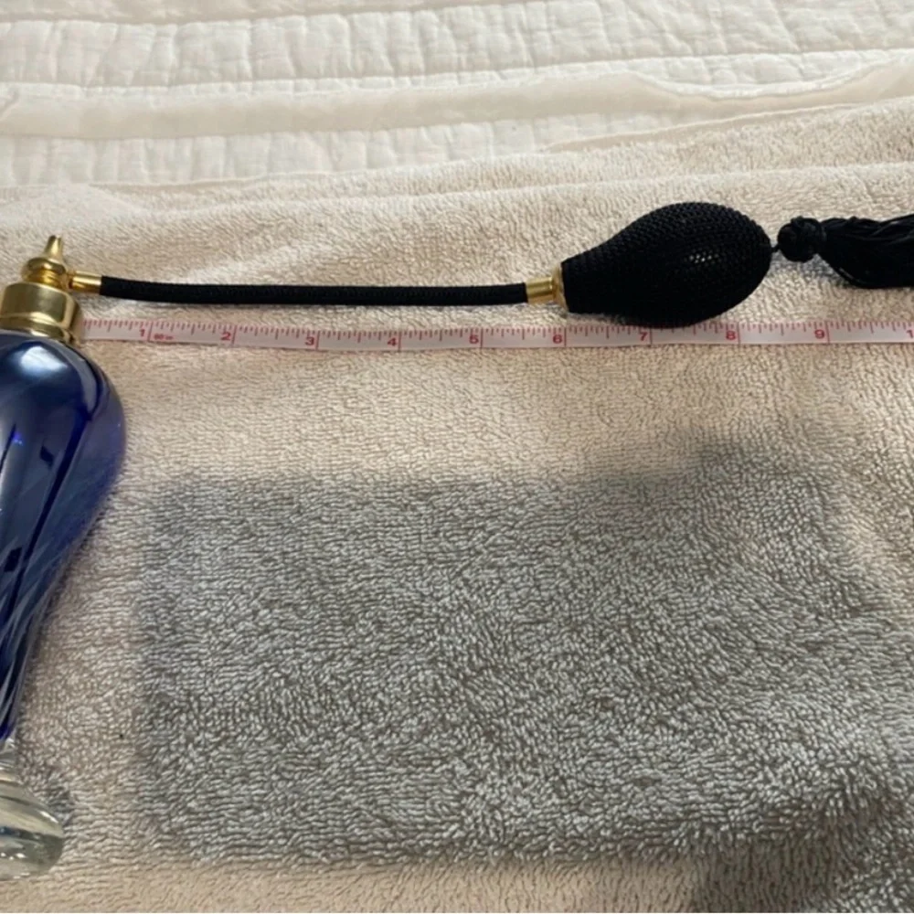 Victoria's Secret Blue and Gold Perfume Atomizer - Picture 4 of 4